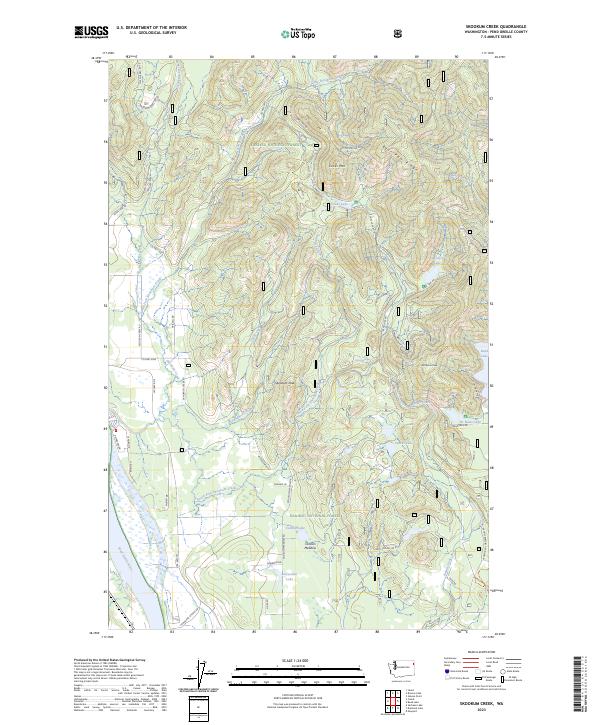 Skookum Creek, WA — USGS 7.5-minute topo (2023)
