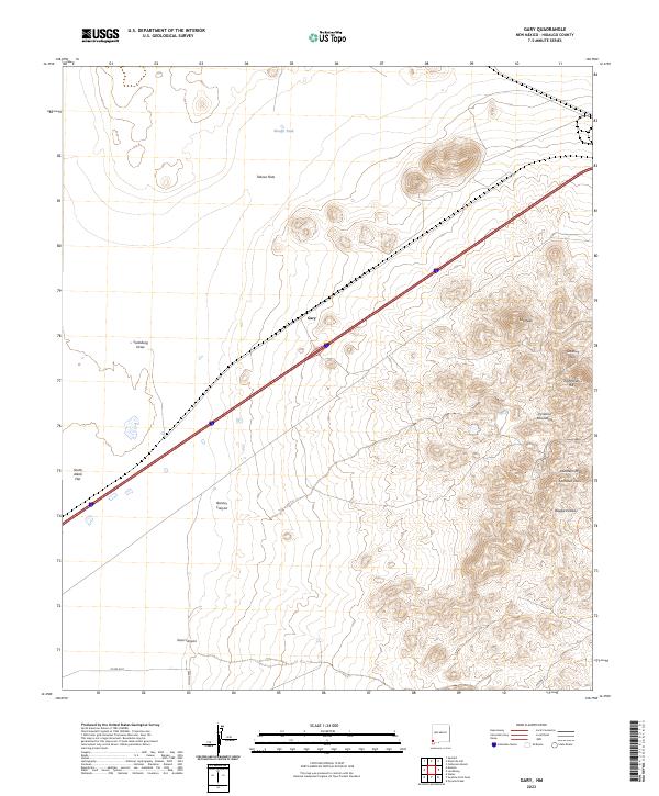 Gary, NM — USGS 7.5-minute topo (2023)