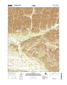 Hughes D-1 SE, AK — USGS 7.5-minute topo (2016)