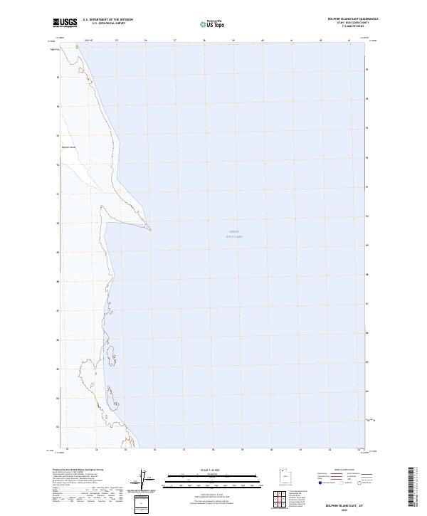 Dolphin Island East, UT — USGS 7.5-minute topo (2023)