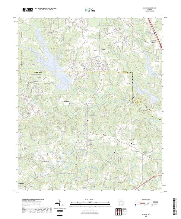 Luella, GA — USGS 7.5-minute topo (2024)
