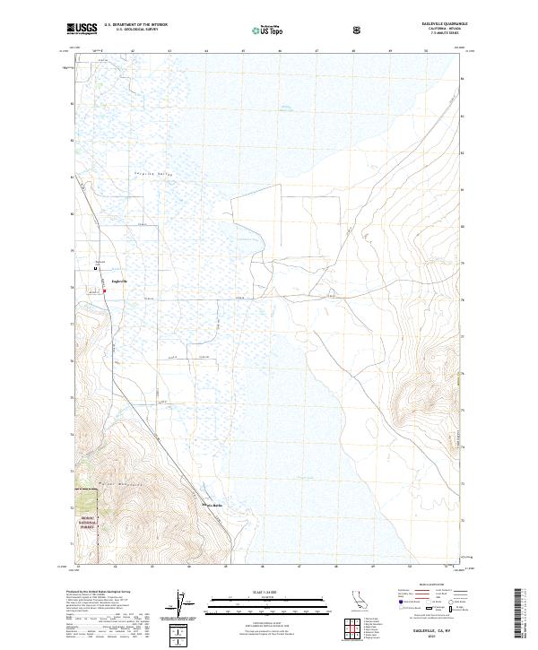 Eagleville, CA-NV — USGS 7.5-minute topo (2021)