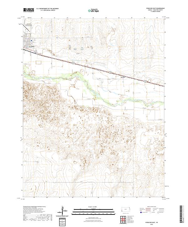 Syracuse East, KS — USGS 7.5-minute topo (2022)