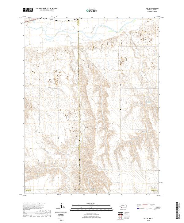 Max SE, NE-KS — USGS 7.5-minute topo (2021)