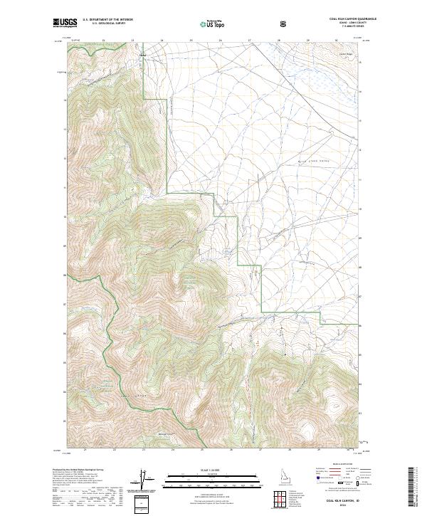 Coal Kiln Canyon, ID — USGS 7.5-minute topo (2024)
