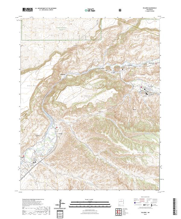 Velarde, NM — USGS 7.5-minute topo (2023)