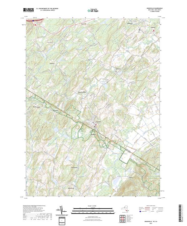 Unionville, NY-NJ — USGS 7.5-minute topo (2023)