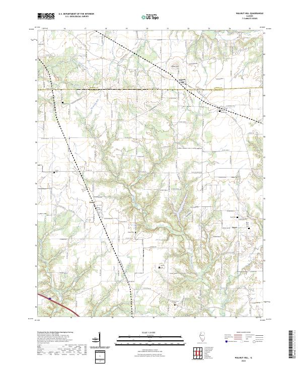 Walnut Hill, IL — USGS 7.5-minute topo (2024)