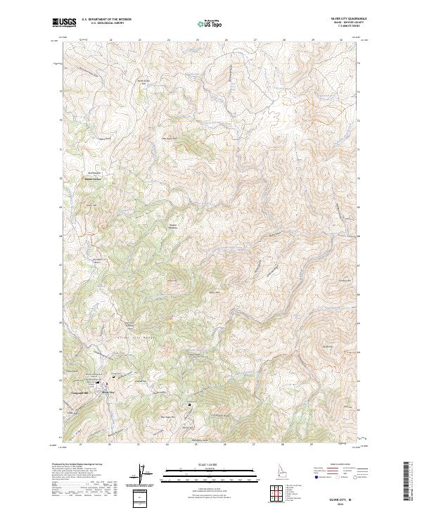 Silver City, ID — USGS 7.5-minute topo (2024)