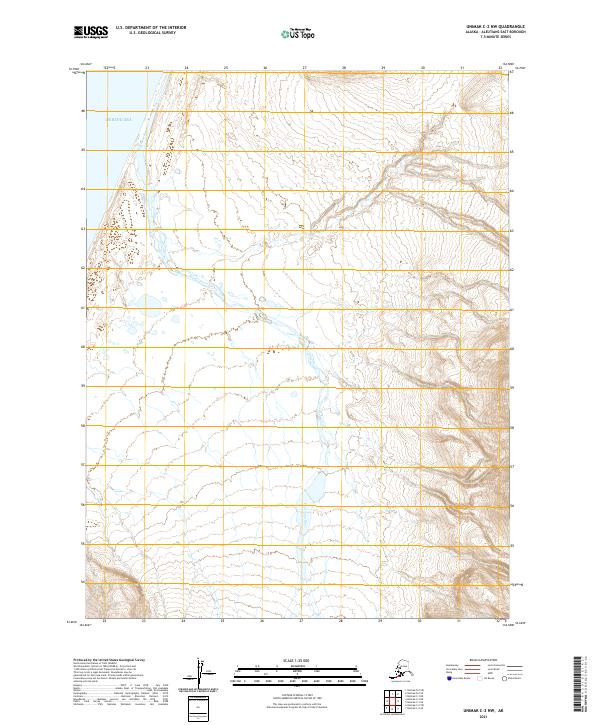 Unimak C-2 NW, AK — USGS 7.5-minute topo (2021)