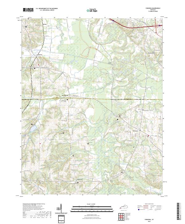 Symsonia, KY — USGS 7.5-minute topo (2022)