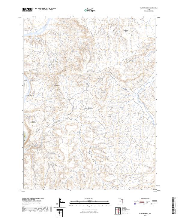 Nutters Hole, UT — USGS 7.5-minute topo (2023)