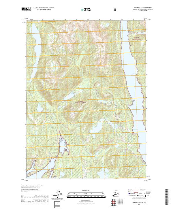 Ketchikan C-5 SE, AK — USGS 7.5-minute topo (2021)