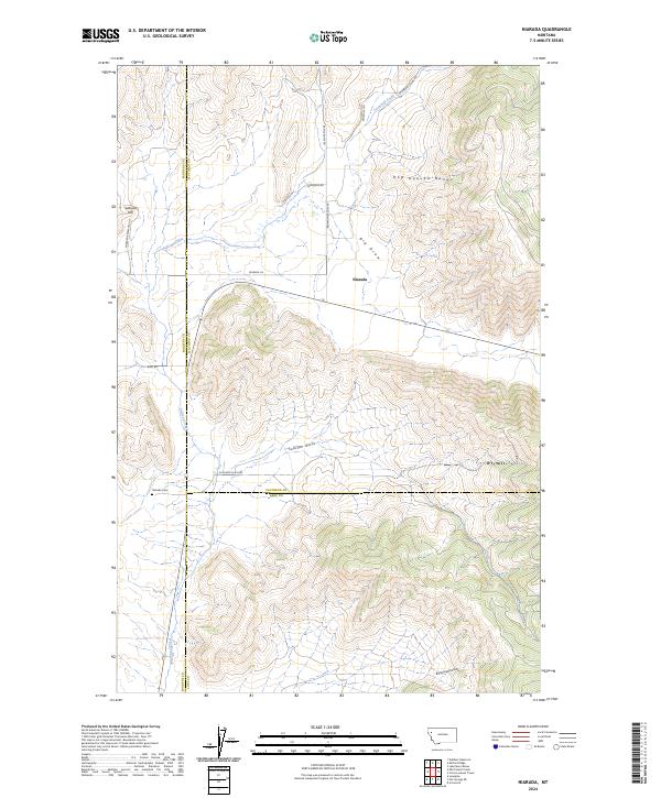 Niarada, MT — USGS 7.5-minute topo (2024)