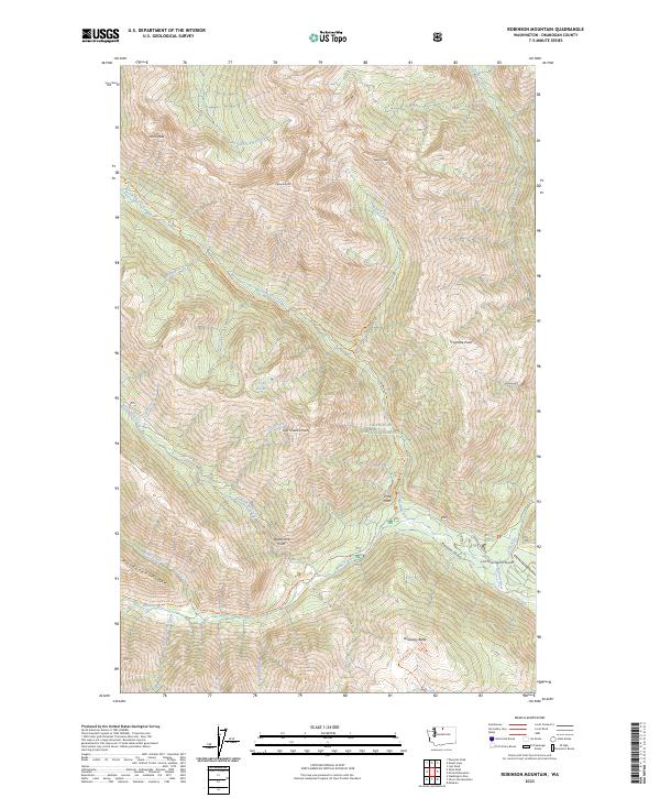 Robinson Mountain, WA — USGS 7.5-minute topo (2023)