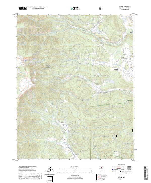 Gascon, NM — USGS 7.5-minute topo (2023)