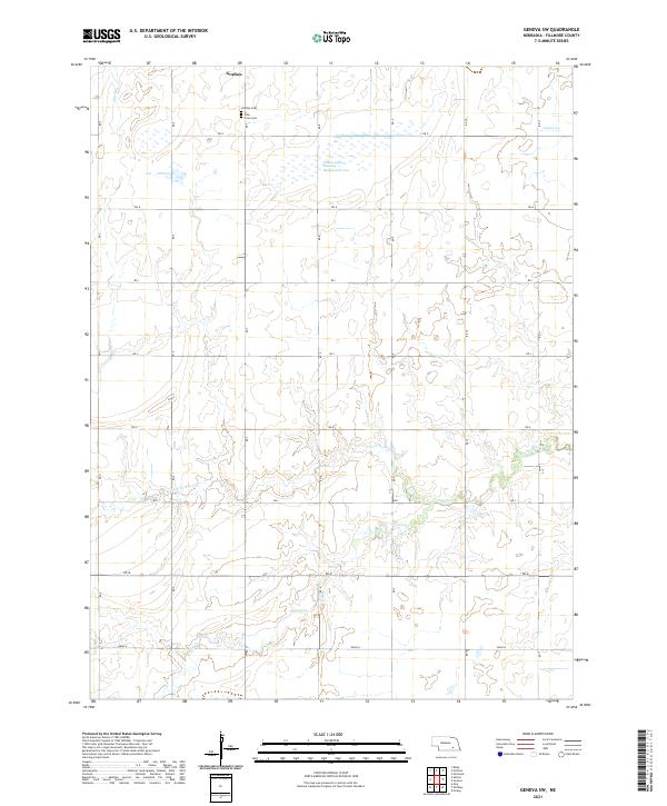 Geneva SW, NE — USGS 7.5-minute topo (2021)