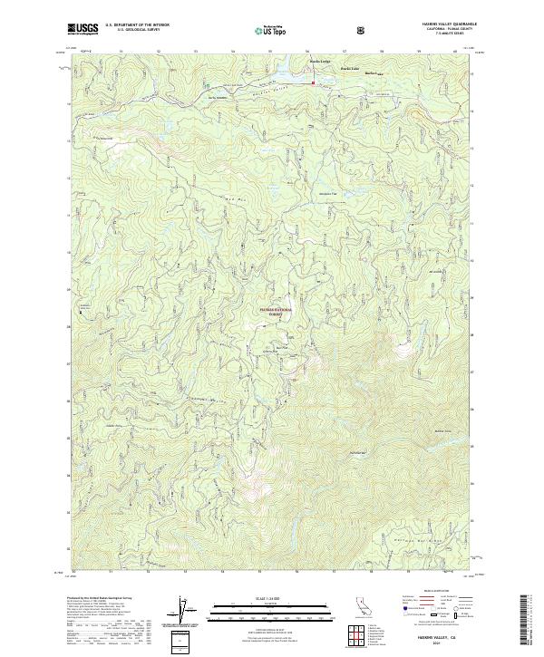 Haskins Valley, CA — USGS 7.5-minute topo (2021)