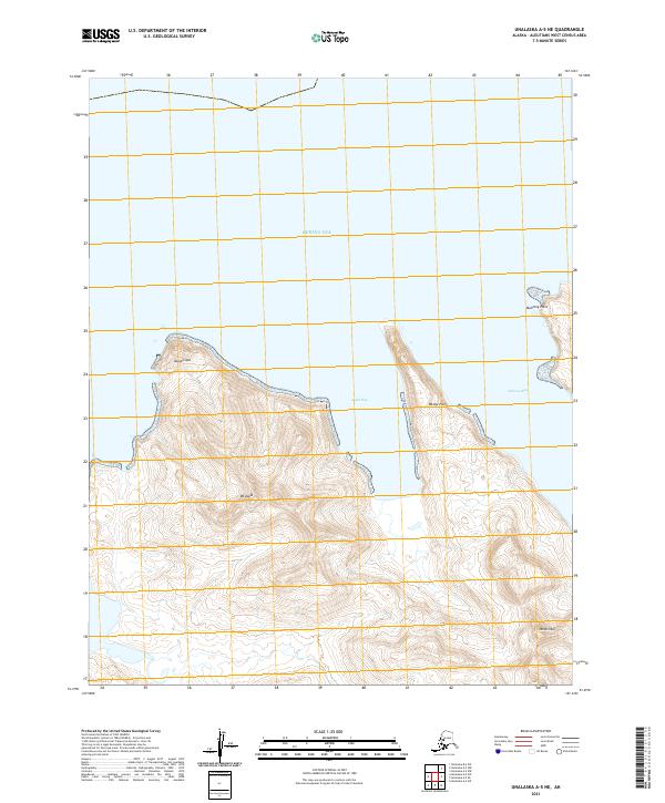 Unalaska A-5 NE, AK — USGS 7.5-minute topo (2021)