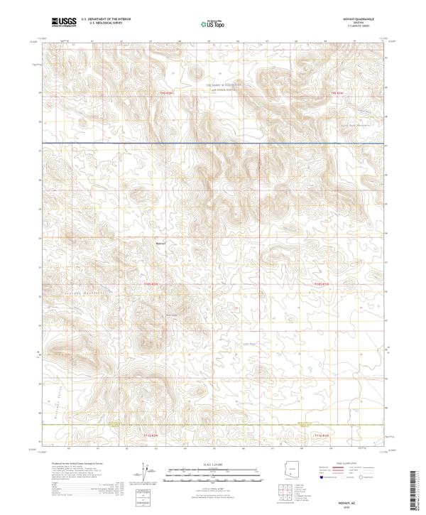 Moivayi, AZ — USGS 7.5-minute topo (2026)
