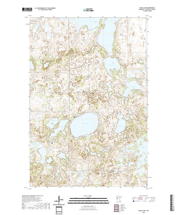 Eagle Lake, MN — USGS 7.5-minute topo (2022)