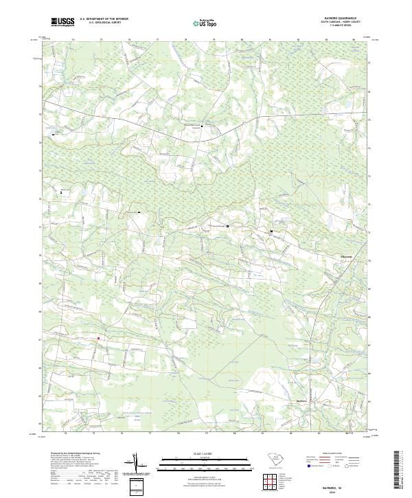 Bayboro, SC — USGS 7.5-minute topo (2024)