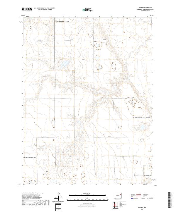 Elba SW, CO — USGS 7.5-minute topo (2022)