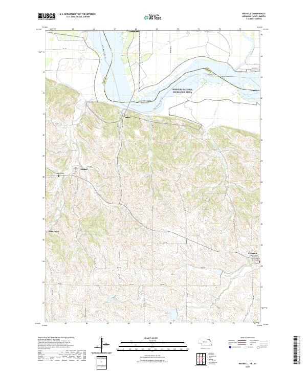Maskell, NE-SD — USGS 7.5-minute topo (2021)