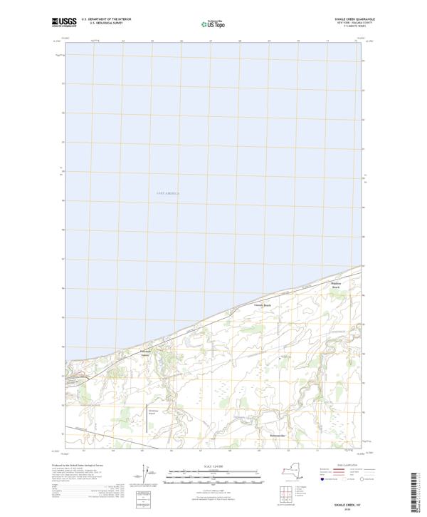 Sixmile Creek, NY — USGS 7.5-minute topo (2026)