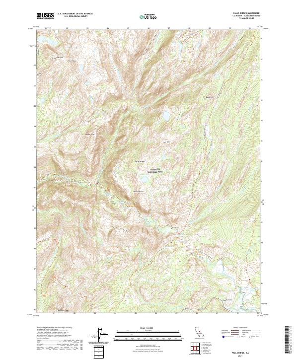 Falls Ridge, CA — USGS 7.5-minute topo (2021)