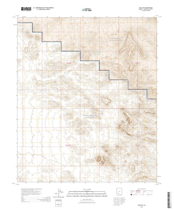 Kaka NW, AZ — USGS 7.5-minute topo (2026)