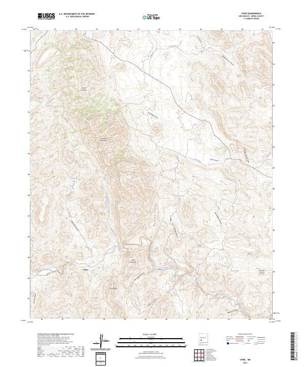 Chise, NM — USGS 7.5-minute topo (2023)
