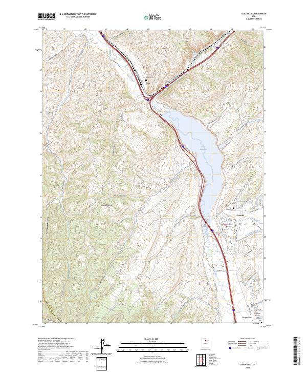 Coalville, UT — USGS 7.5-minute topo (2023)