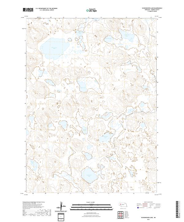 Schoonover Lake, NE — USGS 7.5-minute topo (2021)