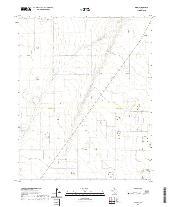 Morse SE, TX — USGS 7.5-minute topo (2022)