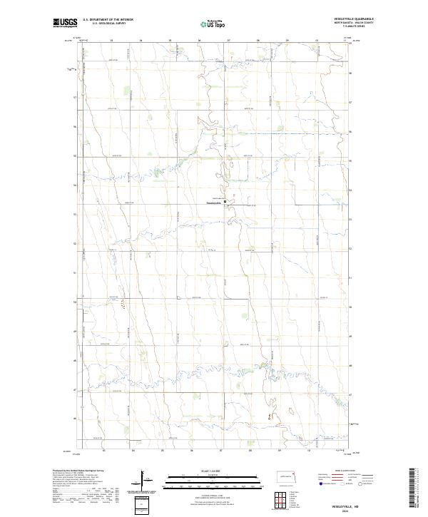 Veseleyville, ND — USGS 7.5-minute topo (2024)