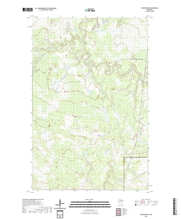 Wildwood NE, MN — USGS 7.5-minute topo (2022)