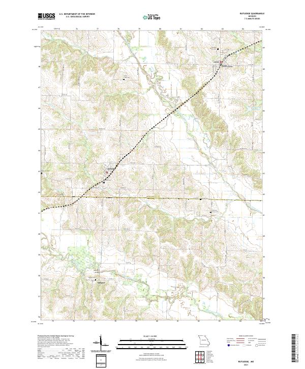 Rutledge, MO — USGS 7.5-minute topo (2021)