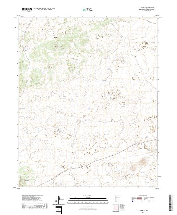 La Rendija, NM — USGS 7.5-minute topo (2023)