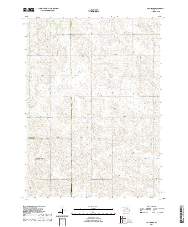Closter NE, NE — USGS 7.5-minute topo (2021)