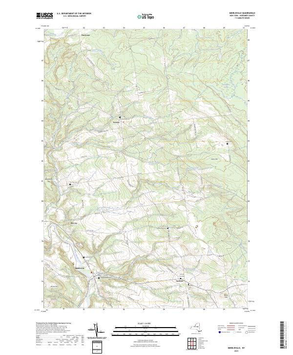 Middleville, NY — USGS 7.5-minute topo (2023)