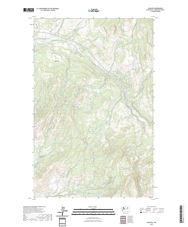 Disautel, WA — USGS 7.5-minute topo (2023)