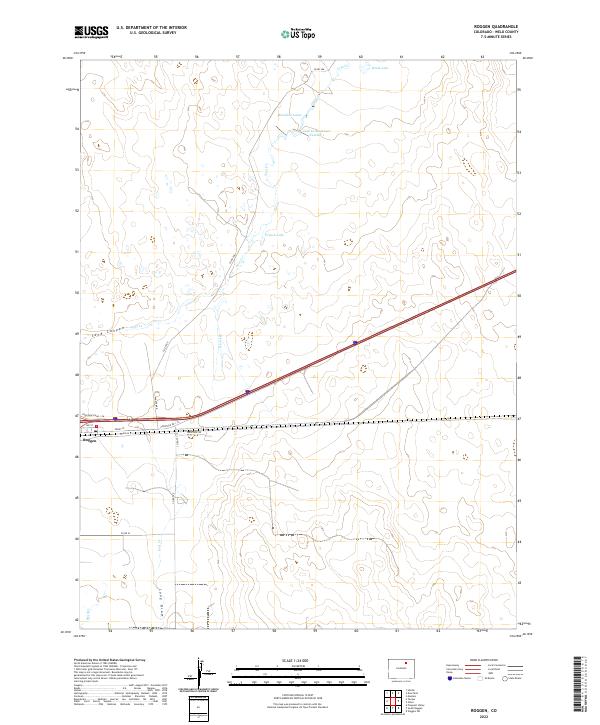 Roggen, CO — USGS 7.5-minute topo (2022)