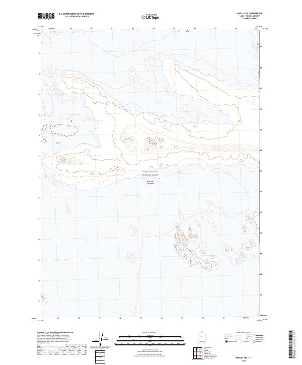 Knolls SW, UT — USGS 7.5-minute topo (2023)