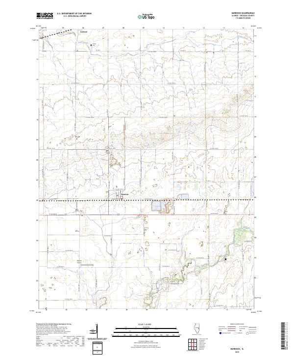 Murdock, IL — USGS 7.5-minute topo (2024)