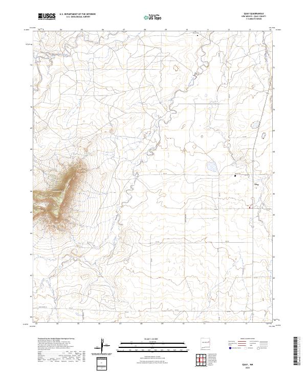 Quay, NM — USGS 7.5-minute topo (2023)