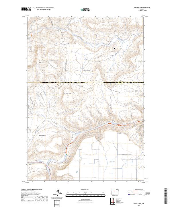 Eagle Butte, OR — USGS 7.5-minute topo (2024)
