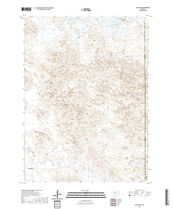 Hoagland, NE — USGS 7.5-minute topo (2021)