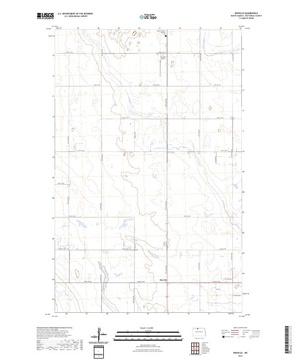 Renville, ND — USGS 7.5-minute topo (2024)