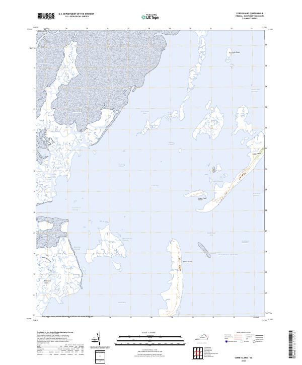 Cobb Island, VA — USGS 7.5-minute topo (2022)
